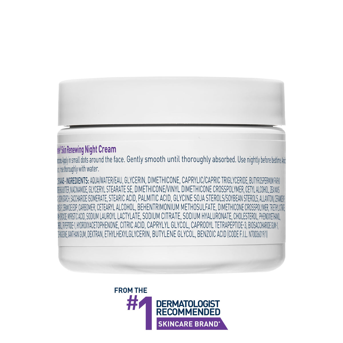 CeraVe Night Cream, Facial Moisturizer with Peptides & Niacinamide, 1.7oz