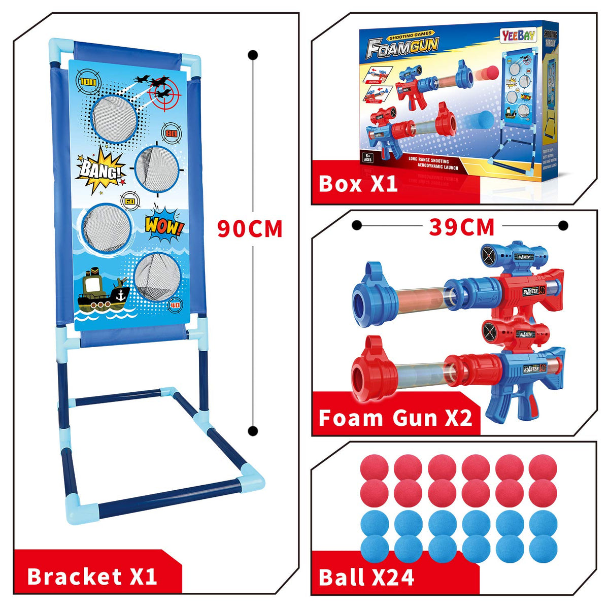 YEEBAY Shooting Game Toy for Age 6, 7, 8,9,10+ Years Old Kids, Boys