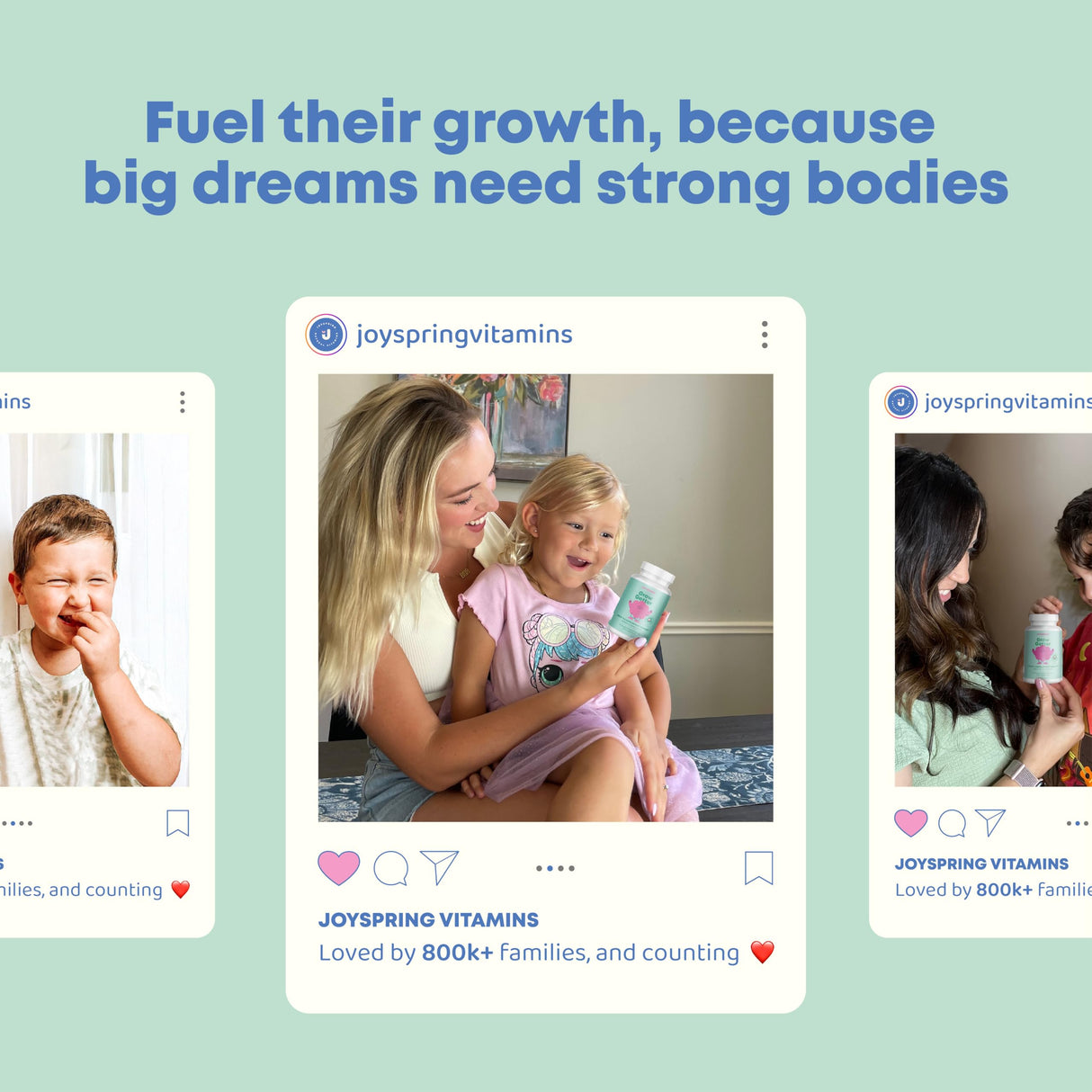 JoySpring Growth Vitamins for Teens & Height Support for Kids - Encourages Stronger Bones & Healthy Natural Growth - Sugar Free - L-Arginine, L-Lysine, Zinc, Vitamin D & K2-30 Servings