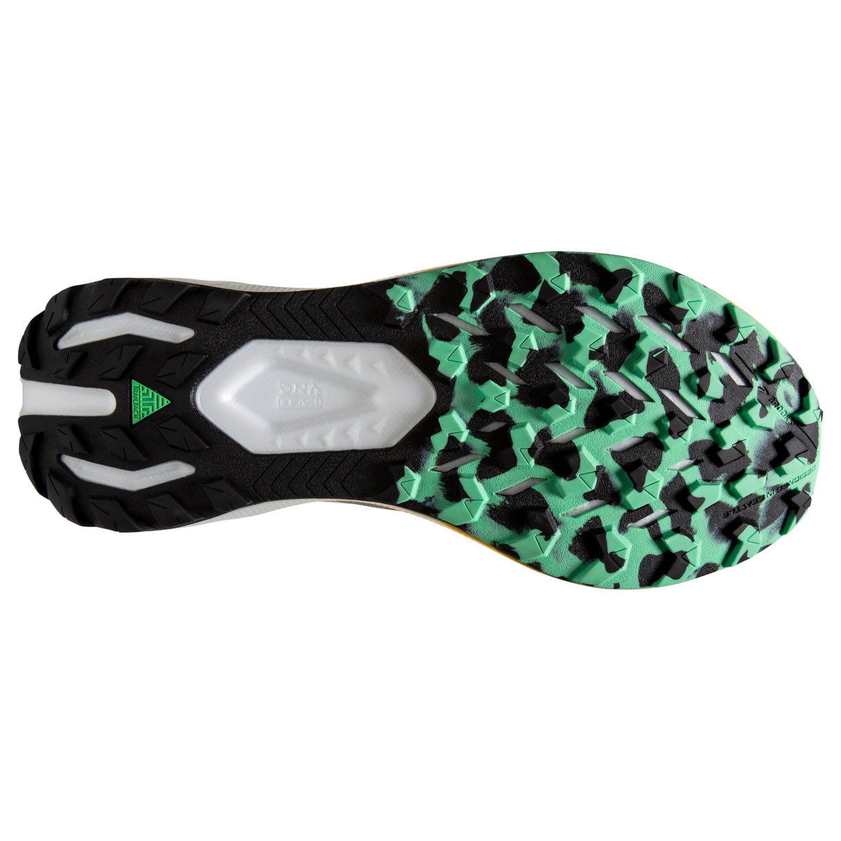 Brooks Men's Catamount 3 Trail Running Shoe - Lemon Chrome/Sedona Sage - 9.5 Medium