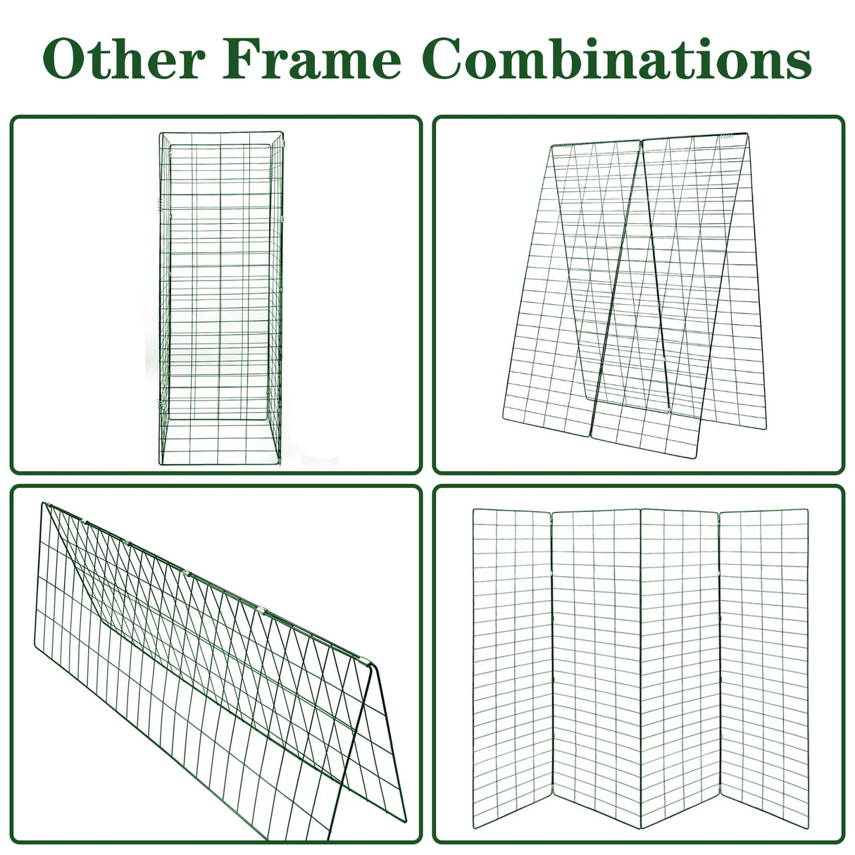 Kyrieval 48" Hx 18" L Cucumber Trellis for Garden A Frame Plant Support for Raised Bed, Outdoor Indoor Plant Garden Trellis for Climbing Plants