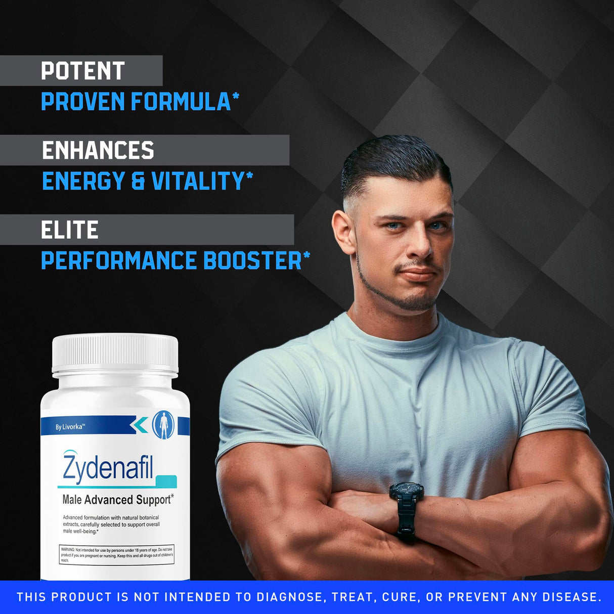 Zydenafil, Zydenafil Pills for Men, Zydenafil Pills for Men Advanced Formula, Zydenafil Pills, Zydenafil Supplement Support - All Natural Pills, Zydenafil Advanced Formula, 60 Capsules for 1 Month