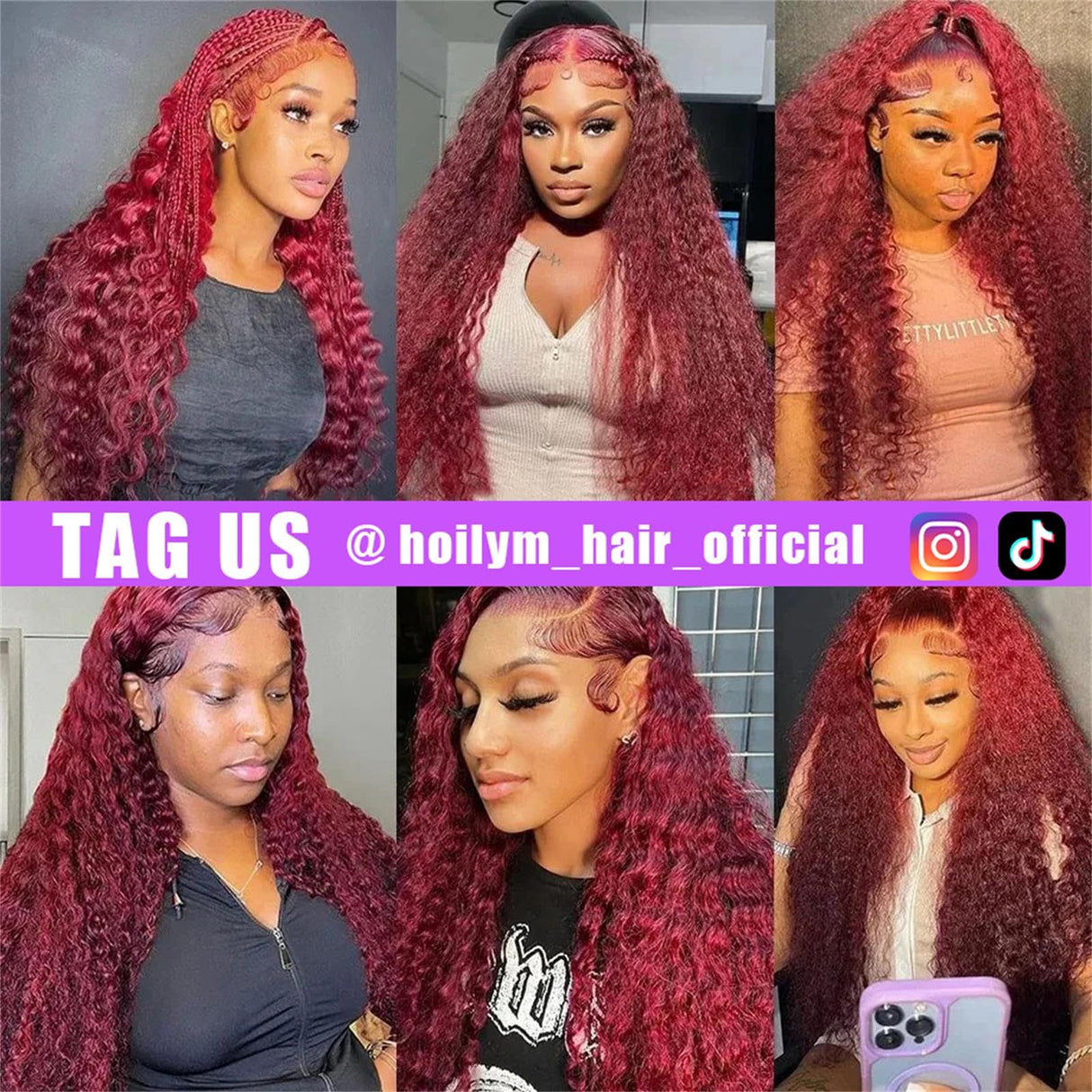 99j Burgundy Lace Front Wigs Human Hair 13x4 Deep Wave Lace Front Wigs Human Hair Pre Plucked 180 Density HD Transparent Wet and Wavy Red Color Curly Wig Human Hair for Women with Baby Hair 24inch