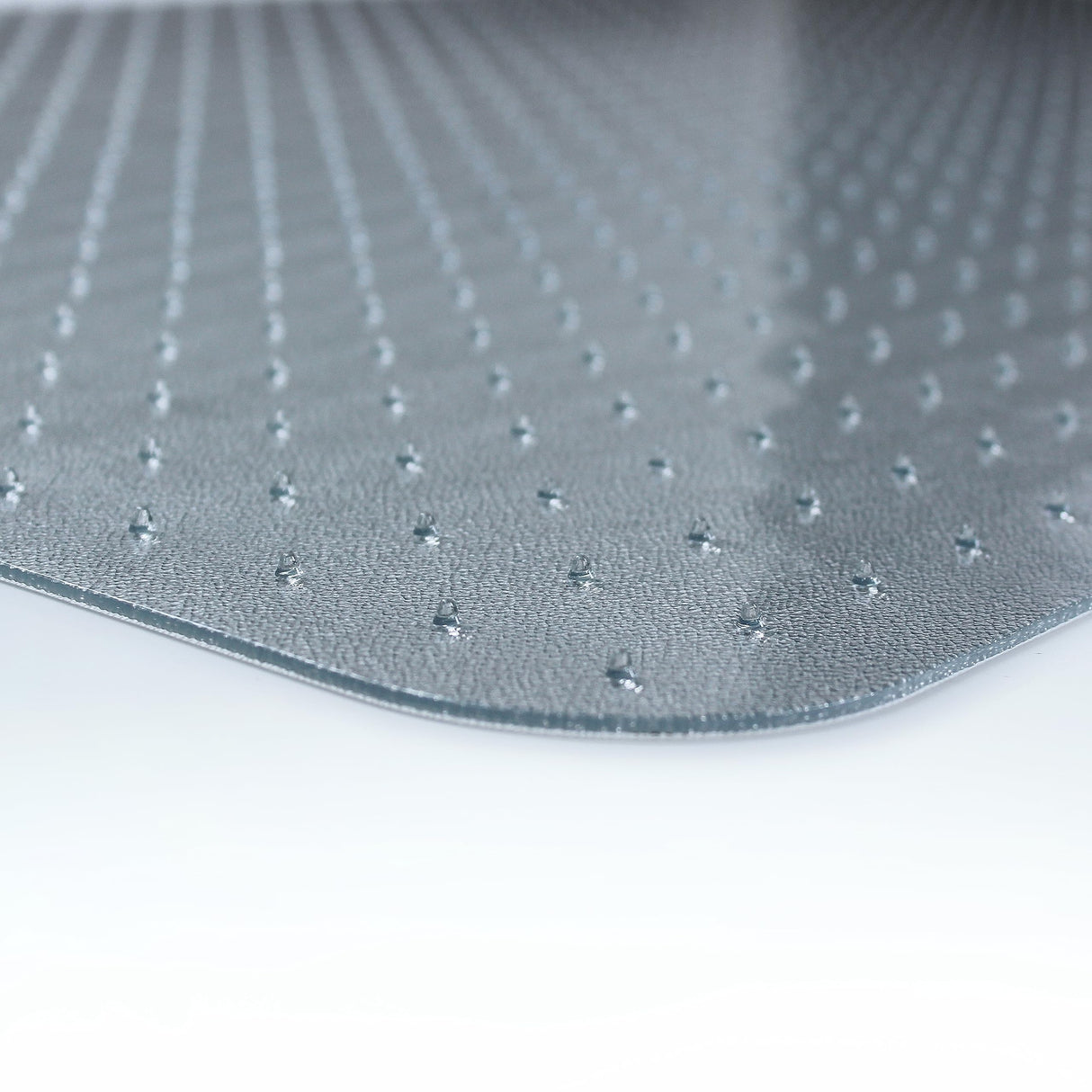 Marvelux Thick Polycarbonate Office Chair Mat for High Pile Carpets, Large Heavy Duty Clear Rigid Rectangular Carpeted Floor Protector Mat for Plush Pile Carpets, 48” x 60”