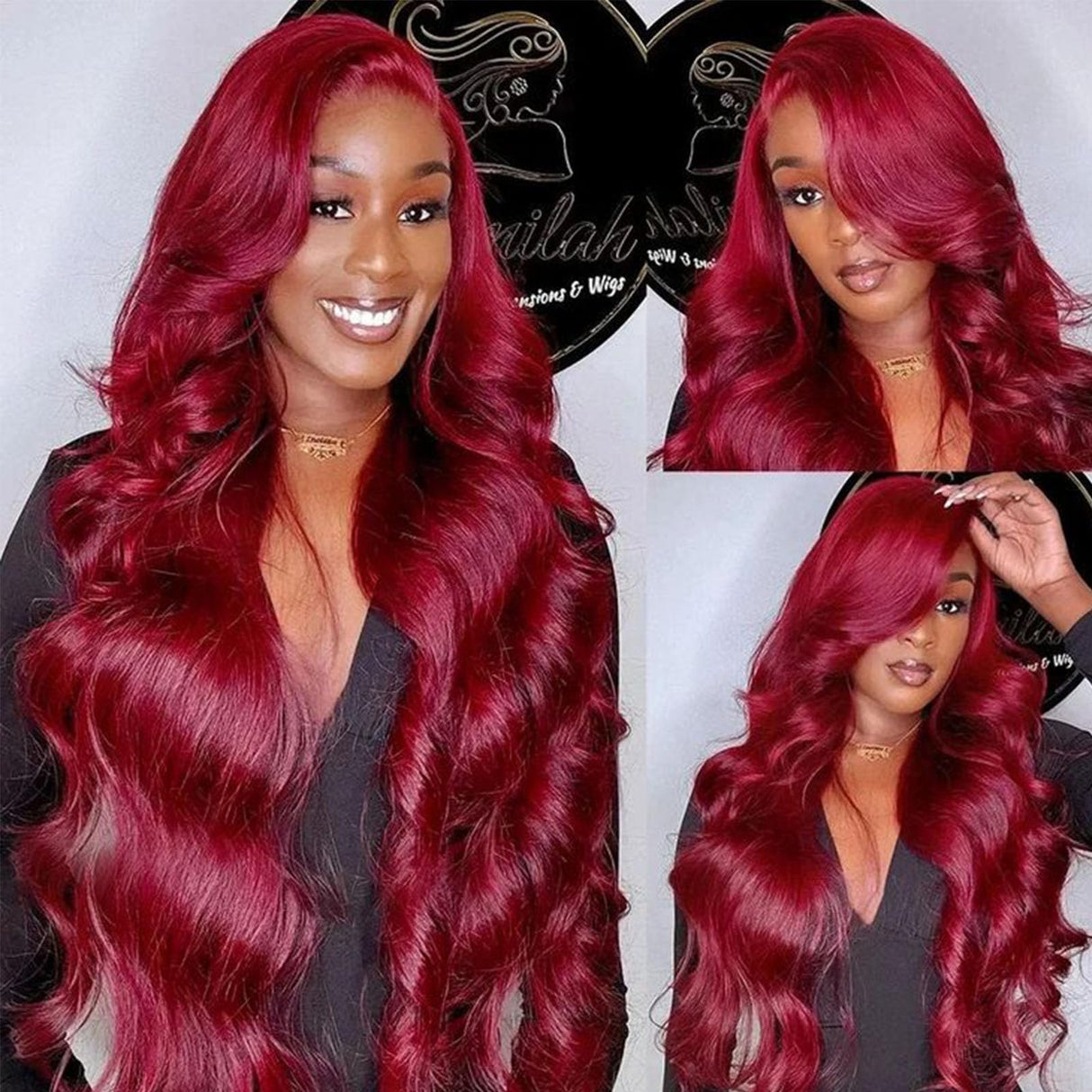 28 Inch 99j Burgundy Lace Front Wigs Human Hair Red Burgundy Wig Human Hair 180% Density 13x6 Body Wave Lace Front Wigs Human Hair Pre Plucked Glueless Lace Front Wigs Human Hair Wigs for Women