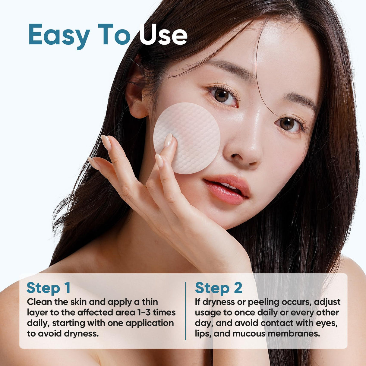Elvira Korean Skincare Anti-Aging & Glycolic Acid Exfoliating Facial Pads With 10% Glycolic Acid, 2% Salicylic Acid & Niacinamide - 60 Toner Pads, Daily Peel Treatment for Acne Prone Sensitive Skin