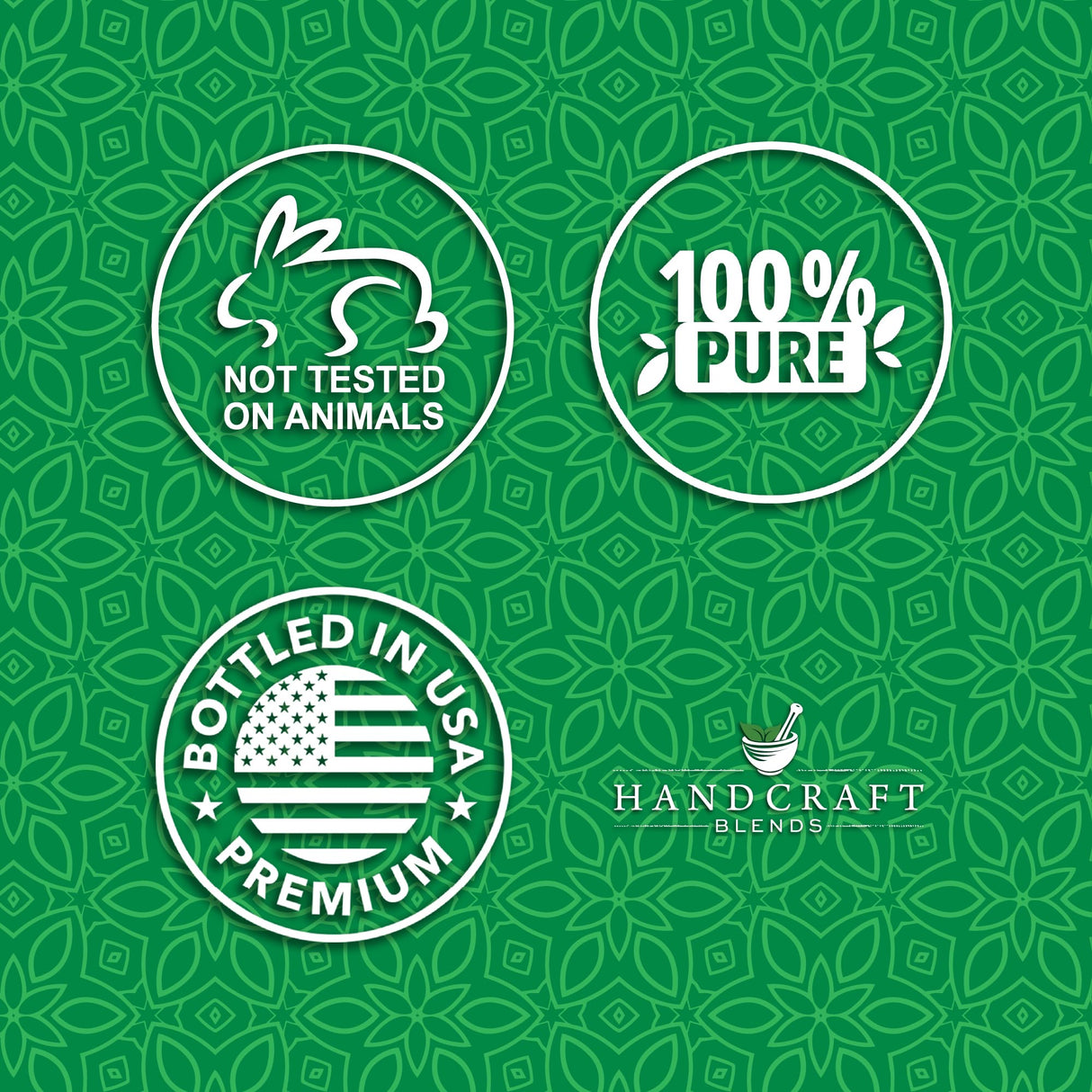 Handcraft Blends Peppermint Essential Oil in Glass Bottle - Huge 16 Fl Oz - 100% Pure and Natural - Premium Grade Essential Oil for Diffuser and Aromatherapy, and DIY Soap Making