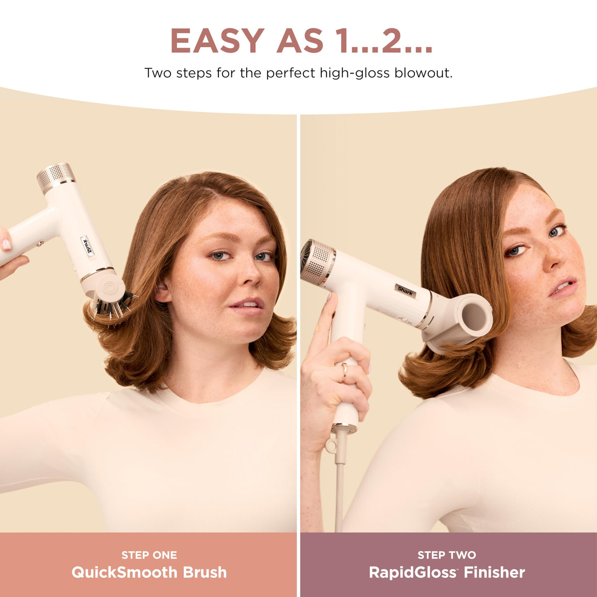 Shark SpeedStyle Hair Dryer, 3 Styling Tools, Fine to Medium Hair, HD331