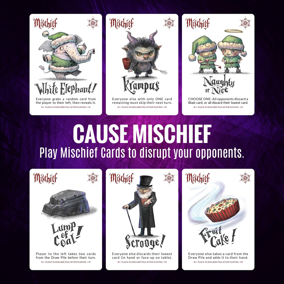 Wicked Christmas โ Hilarious Christmas Card Game for Families & Friends | Ages 7+, 3โ6 Players, Great Secret Santa Gift & Stocking Stuffer