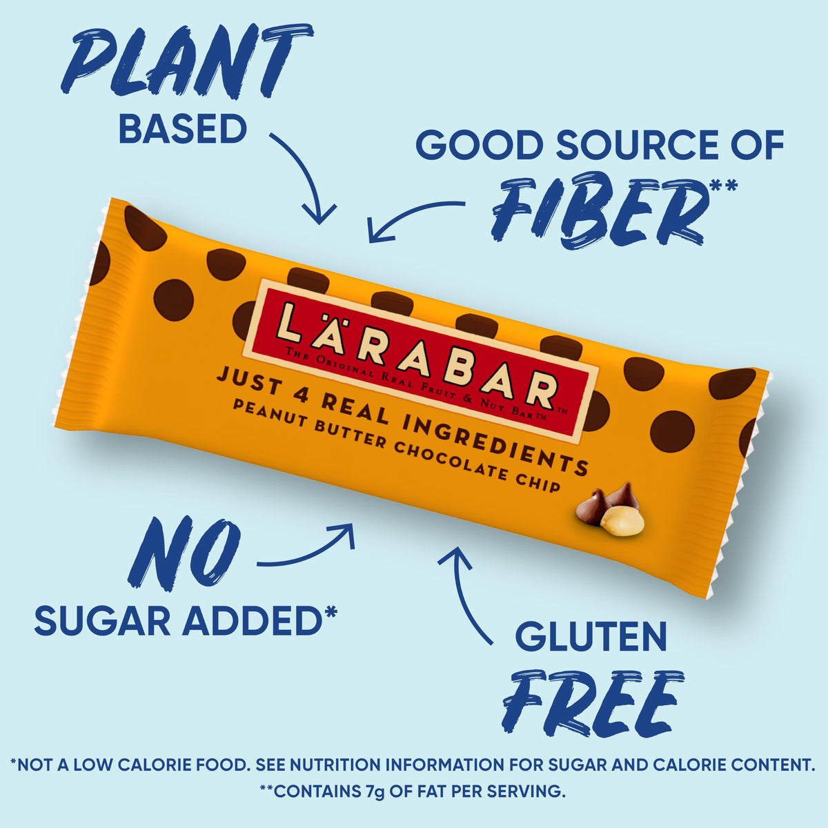 Larabar Peanut Butter Chocolate Chip Fruit & Nut Bars, 18 ct, 28.8 oz