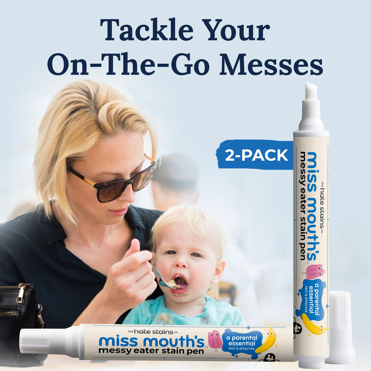 Miss Mouth's Messy Eater Stain Treater Spray - 4oz 3 Pack Stain Remover - Newborn & Baby Essentials - No Dry Cleaning Food, Grease, Coffee Off Laundry, Underwear, Fabric