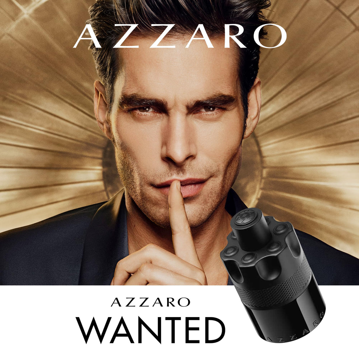 Azzaro The Most Wanted Eau de Parfum Intense - Seductive Mens Cologne Gift Set - 3-Piece Set Includes Full Size Fragrance (100ml) + Travel Size Spray (10ml) + Deodorant Stick (77g) - Gifts for Men