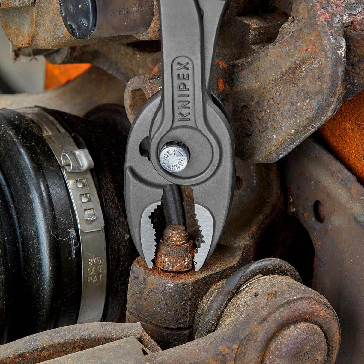 KNIPEX 82 01 200 TwinGrip Pliers, 8-inch
