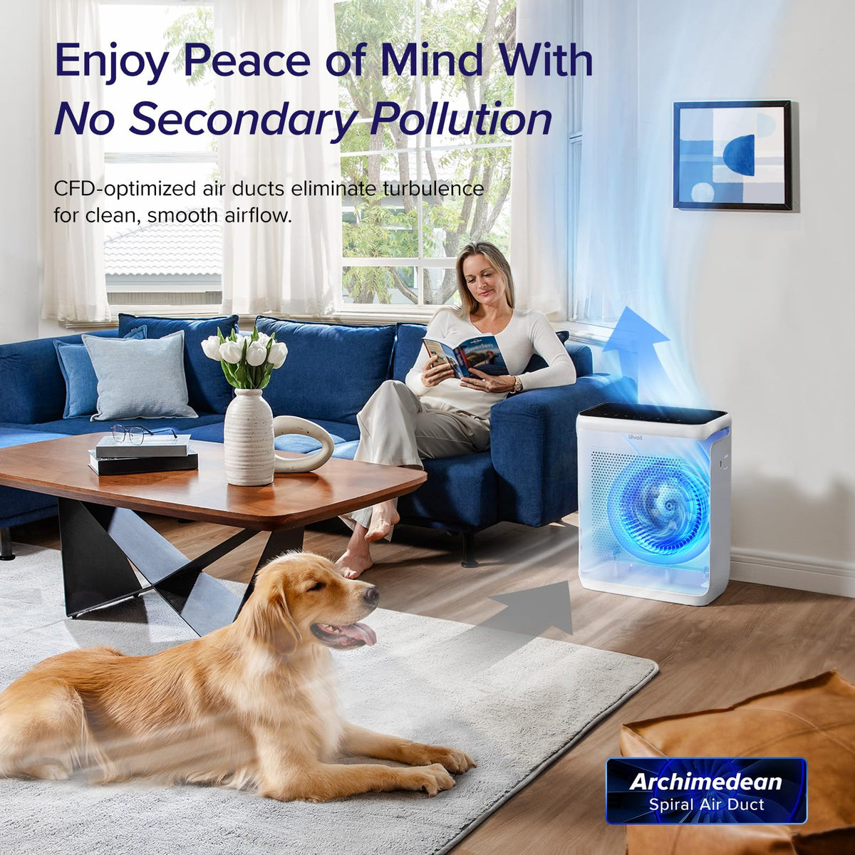 LEVOIT Smart Air Purifier for Home Large Room up to 1875 FtΒ² Vital 200S-P