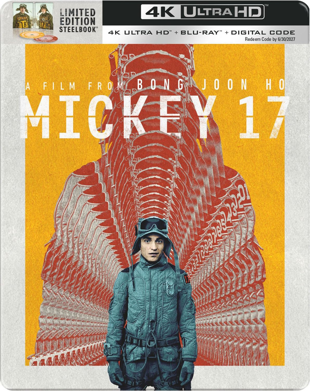 Mickey 17 (4K Ultra HD Steelbook + Blu-ray + Digital)