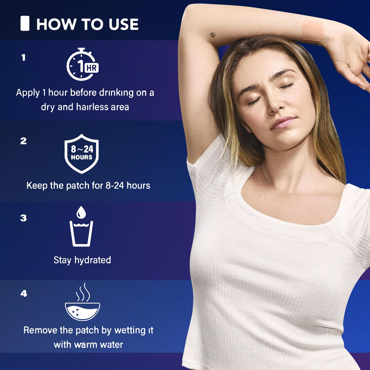 84-Pack Party Patches - Wake Up Refreshed and Energized with Skin-Friendly Patch - Strong Adhesive for Secure Fit - Natural Ingredients for Quick Recovery (Beige (84 Count))