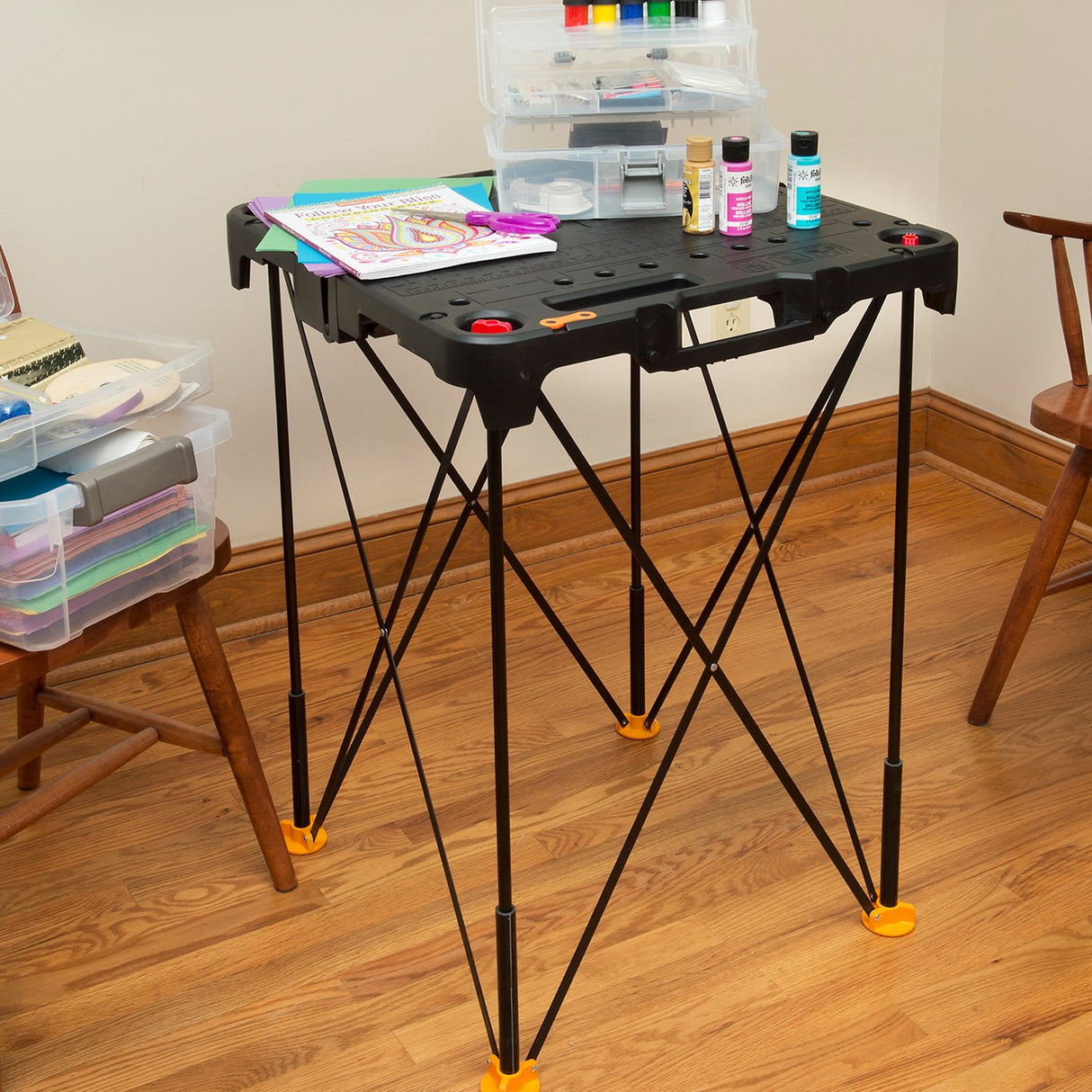 Worx WX066 Sidekick Folding Work Table, Portable All-in-one Work Bench