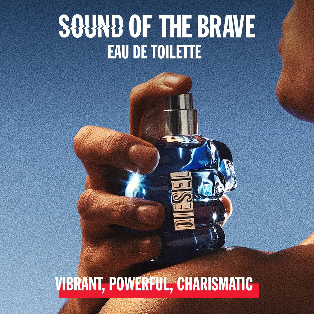 Diesel Sound of the Brave, Eau de Toilette for Men, Notes of Lemon, Spicy Juniper Berries & Ambery Wood, 1.7 Fl. Oz.