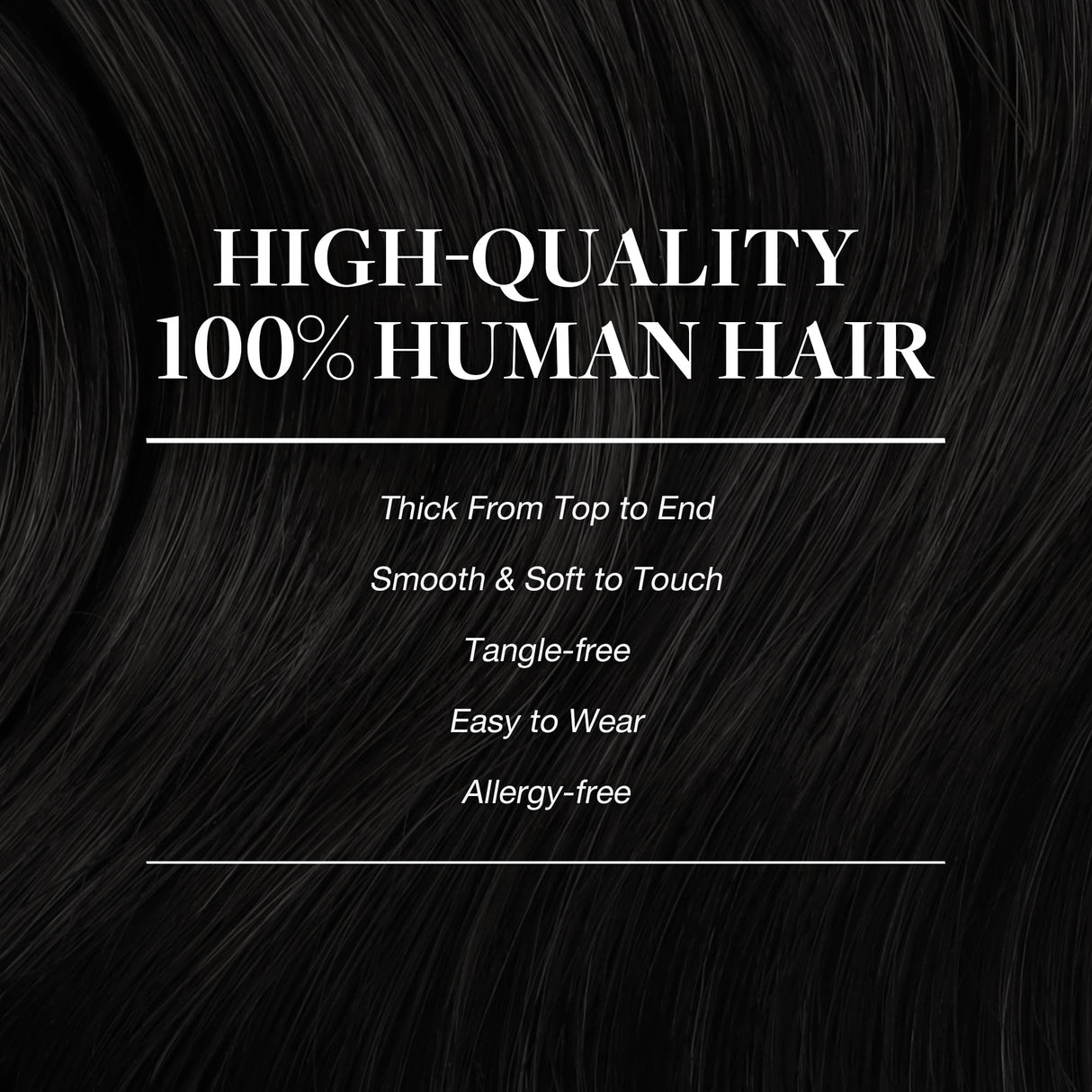 GOO GOO Clip in Hair Extensions Real Human Hair, Remy Human Hair Extensions Clip ins for Women, Natural Human Hair, 22inch 150g 9Pcs, 1 Jet black