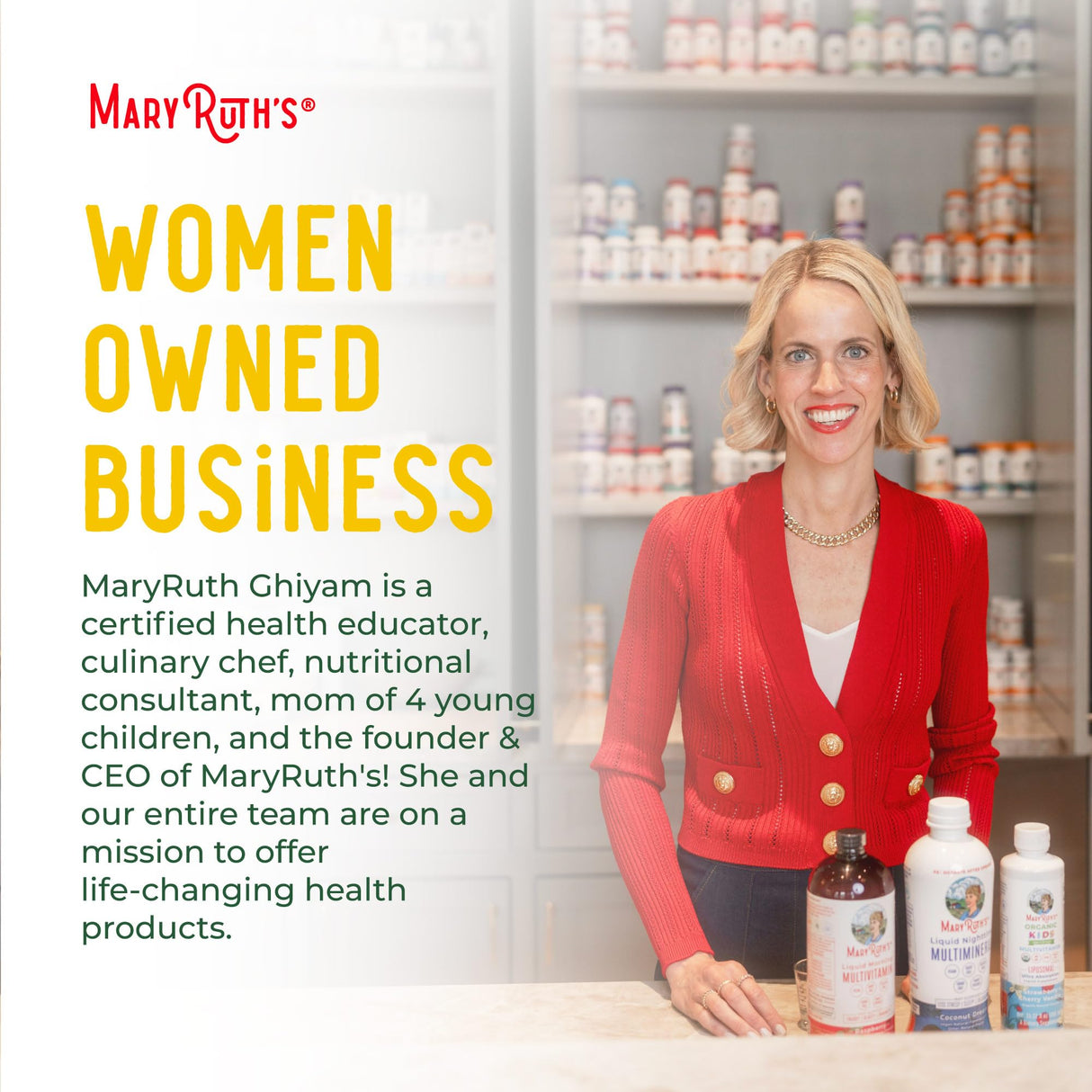 MaryRuth Organics Liquid Nighttime Multimineral | NO Melatonin | Magnesium Citrate | Calcium | Zinc | Vitamin D3| Available in 4 Flavors | Vegan | Sugar Free | Gluten Free | 32 Oz