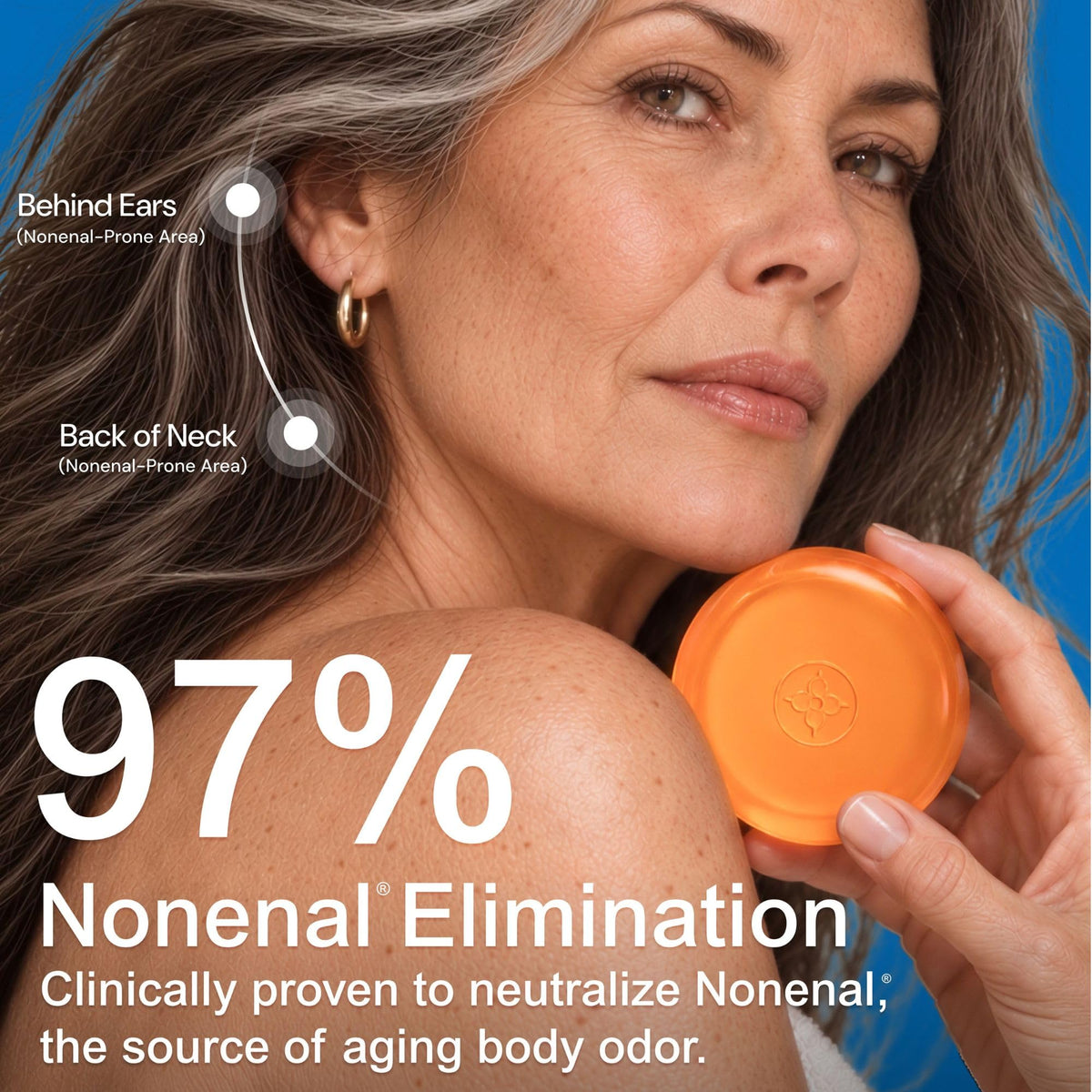 Mirai Clinical Persimmon Soap for Old People Smell,Nonenal® Odor Eliminator