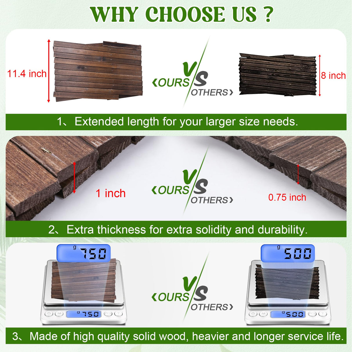 Wood Lattice Fence Panels for Outside 13.4"x78.8" Expandable Natural Wooden Wall Trellis Board Decorative Lattice Trellis Frame for Climbing Plants Vine Ivy Rose Outdoor Balcony Garden 2 Pcs