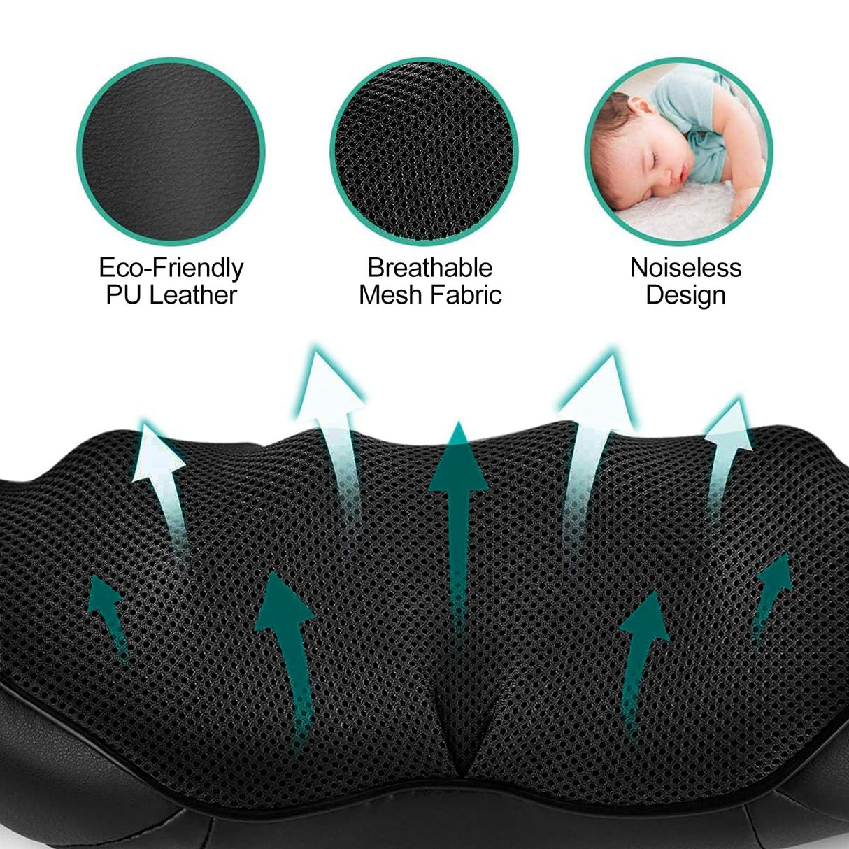 Medcursor Neck Massager, FSA or HSA Eligible, Electric Neck and Back Massager with Heat, Portable Deep Tissue 3D Kneading Pillow for Muscle Pain Relief, Mothers Day Gifts (NOT Cordless)