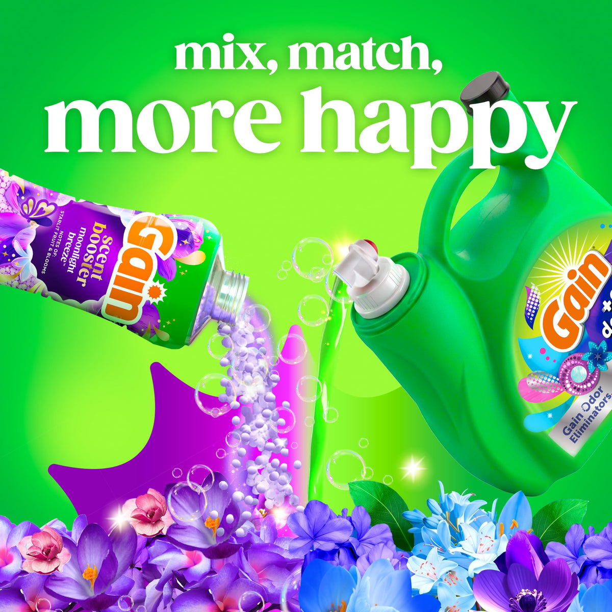 Gain Odor Defense Liquid Laundry Detergent, Super Fresh Blast Scent, 194 fl oz, 134 Loads, 2 in 1, Laundry Detergent Liquid Soap, HE Compatible