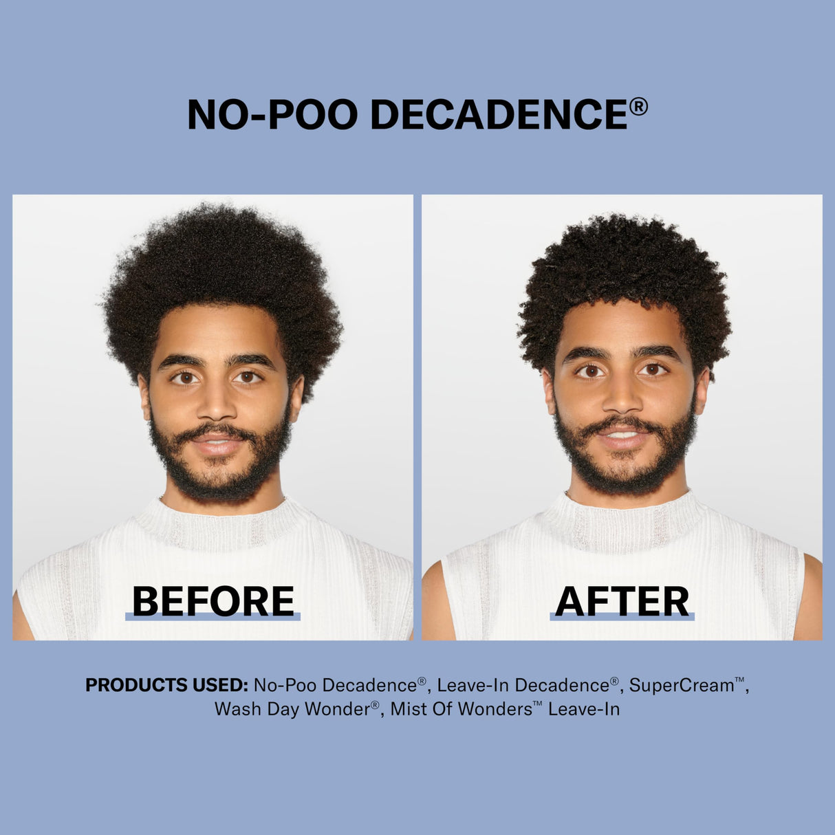 DevaCurl No-Poo Decadence Zero Lather Cleanser for Ultra-Rich Moisture, Green Oasis, 32 fl. oz.