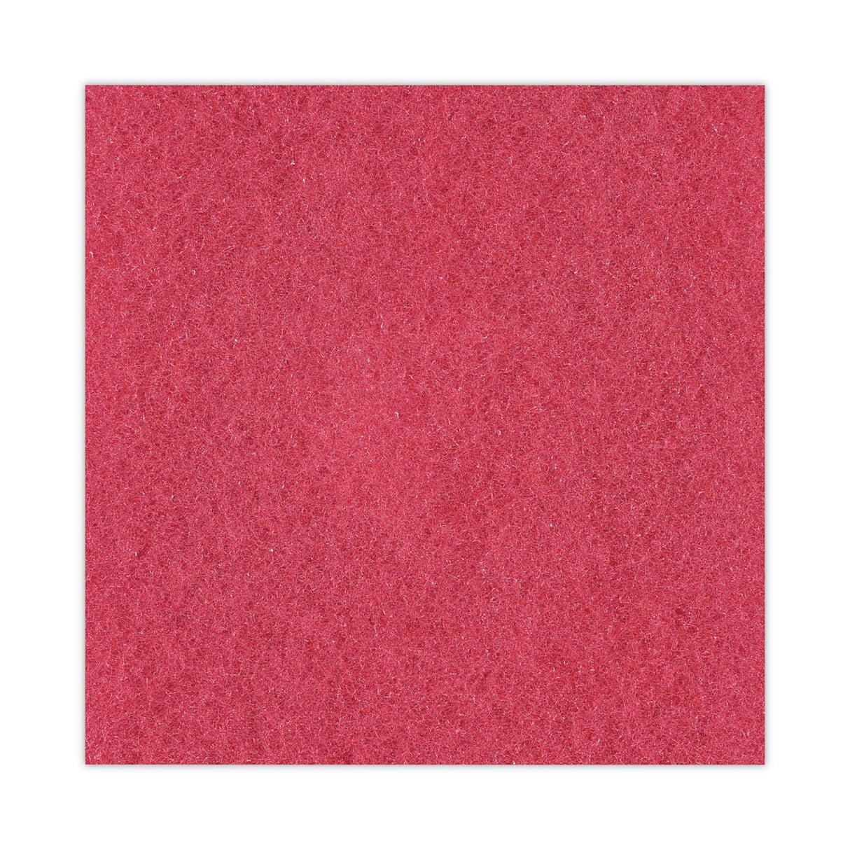 Boardwalk Buffing Floor Pads, 17" Diameter, Red, 5/Carton