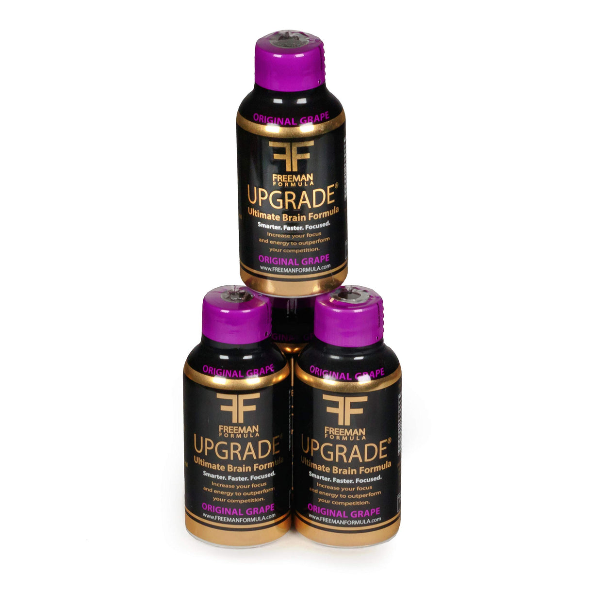 Upgrade Brain Supplement - Enhances Memory, Concentration, Focus & Clarity - Proprietary Blend of AAKG with Beta Alanine, Alpha GPC, Green Tea & Ginkgo Biloba-2 Fl oz (12 Pack)