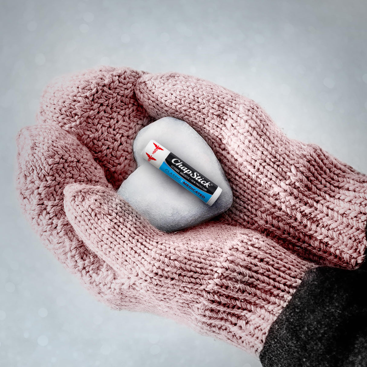 ChapStick Classic Medicated Lip Balm 3-Pack – External Analgesic, Skin Protectant for Dry Lips & Cold Sore Pain Relief, 0.15 Oz Ea