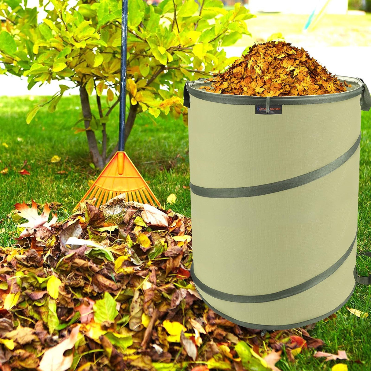 YUDI & GARDEN 45 Gallon Collapsible Garden Bag