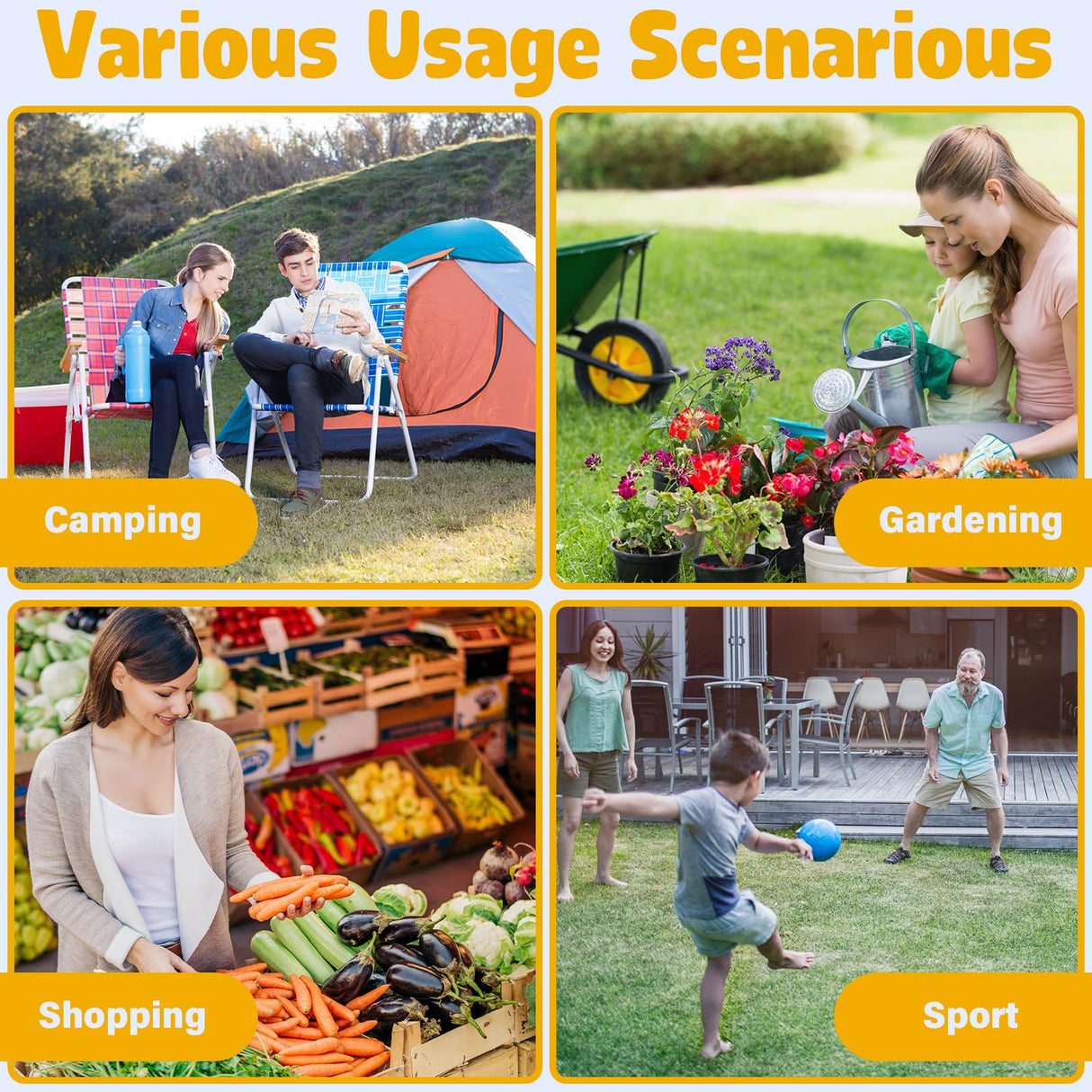 Wagon Cart Foldable, 360Lbs Collapsible Wagon Cart with Wheels Portable, Outdoor Utility Carts for Groceries, Camping, Sports, Garden, Shopping, Black