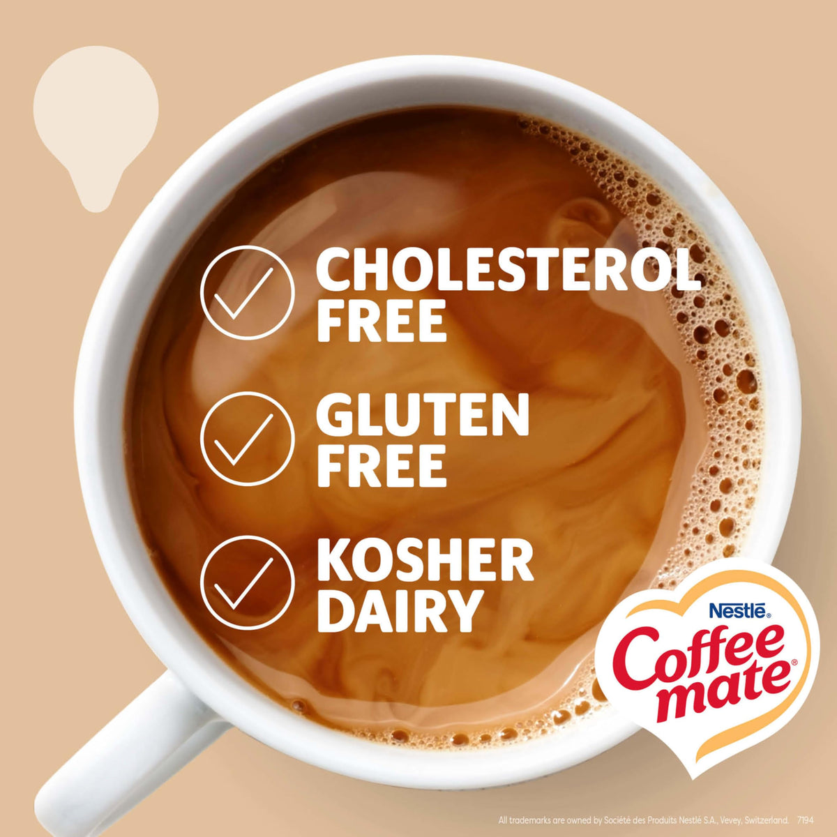 Nestle Coffee mate Original Non-Dairy Creamer Singles, 0.375 oz, 360-Pack