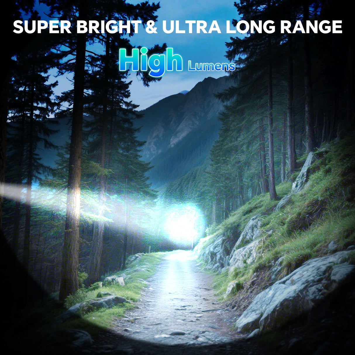 Tughlax 3Pack Rechargeable Flashlights High Lumens, Super Bright Flashlight with LCD Digital Display, 5 Modes Adjustable LED Flashlight Tactical Flashlights High Powered, Flash Lights for Emergency
