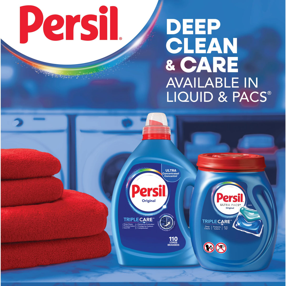 Persil Original Liquid Laundry Detergent, 110 Loads, 82.5 Fl Oz