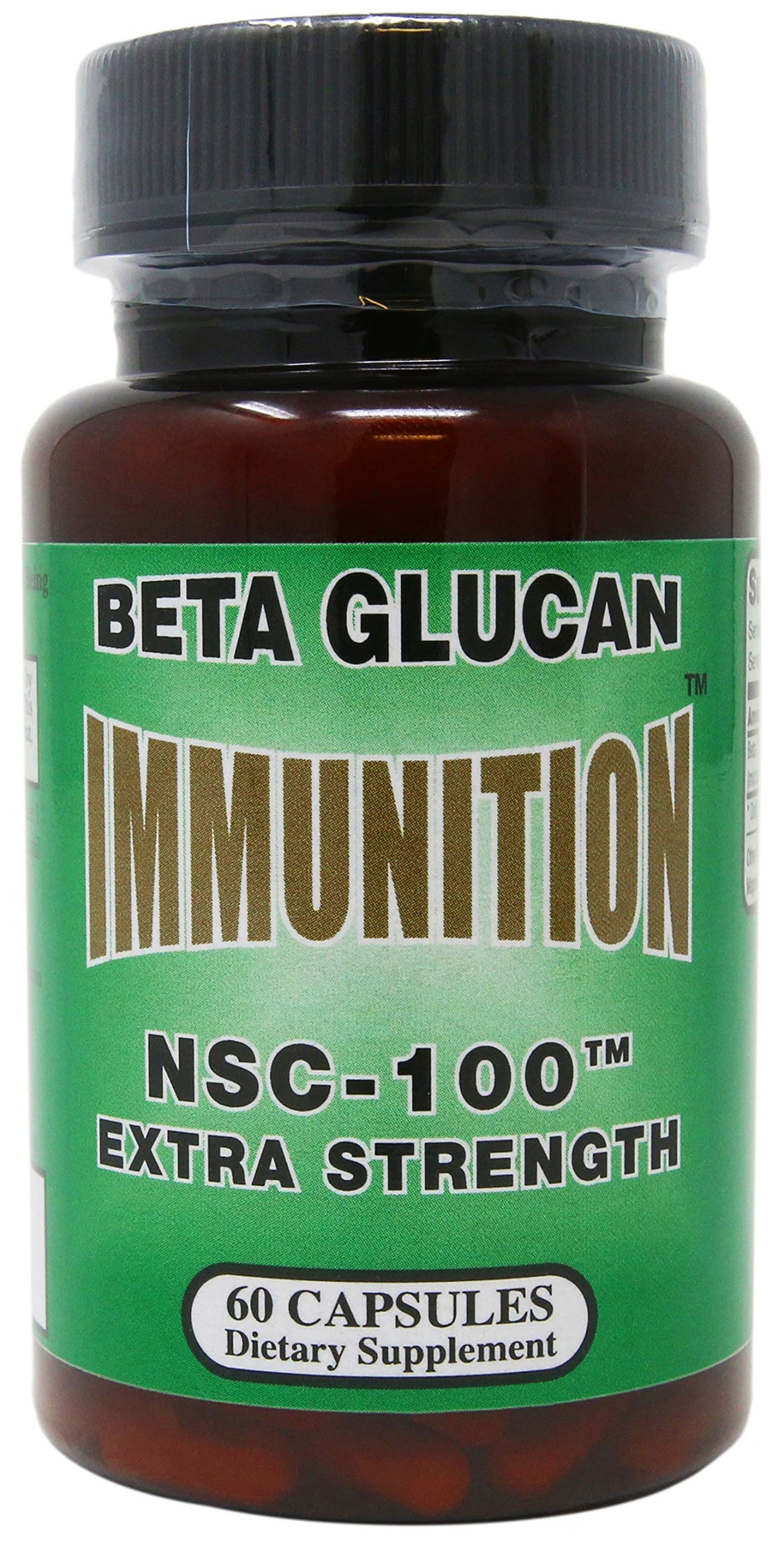 Nutritional Supply Corp Immunition NSC 100 Beta Glucan Extra Strength - 10 mg - 60 Capsules