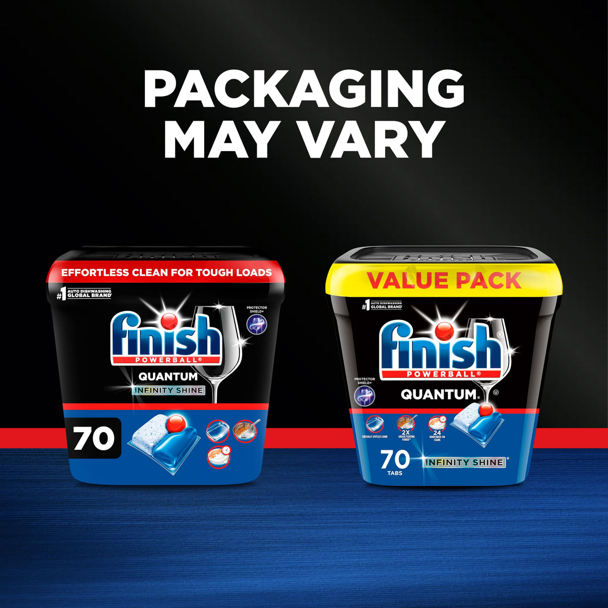 Finish Quantum Dishwasher Pods, Infinity Shine, Fresh Scent, 70ct