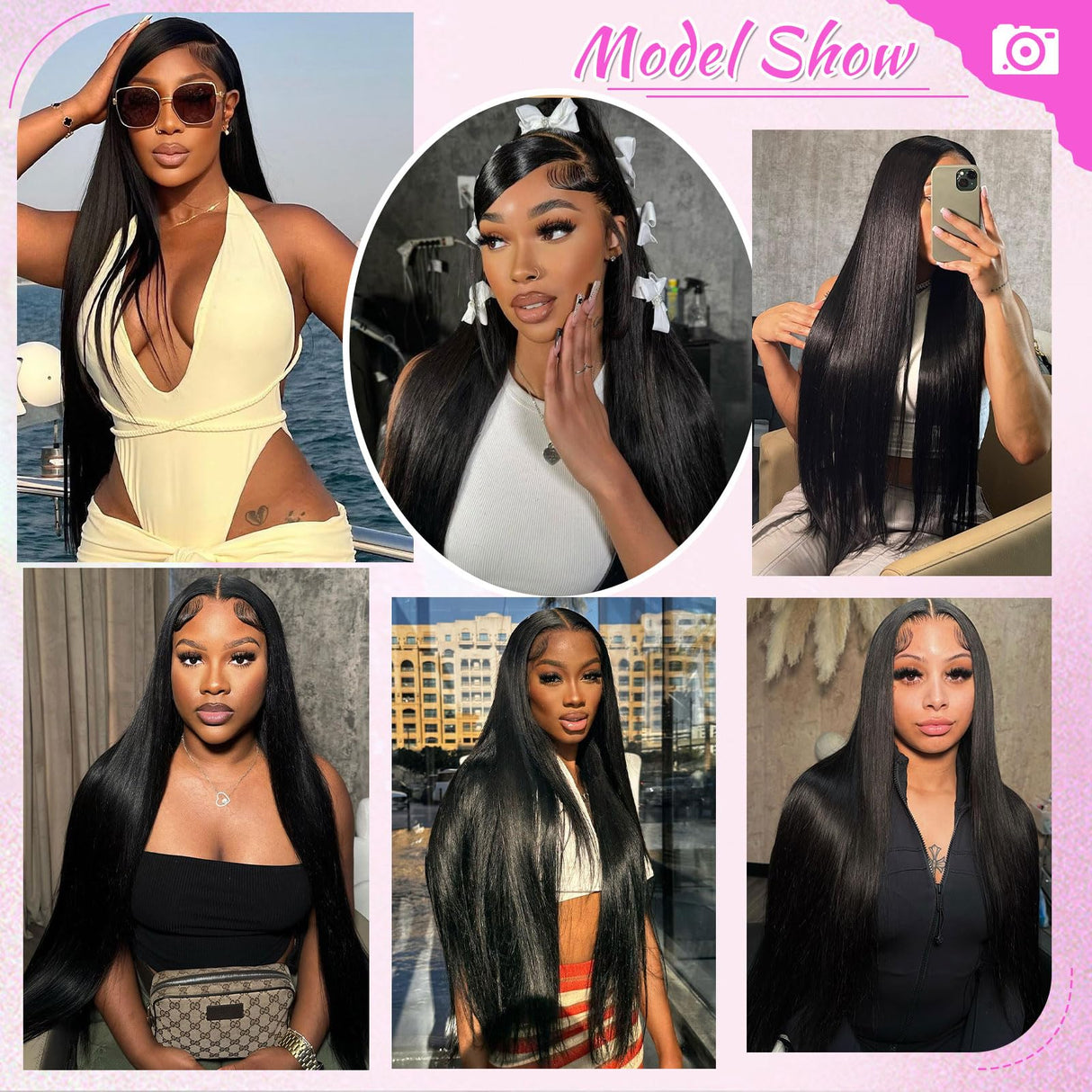 ediere 30 Inch Straight Lace Front Wigs Human Hair HD Transparent Lace Front Wigs for Women Pre Plucked 200 Density Frontal Wigs Human Hair Lace Front Wigs for Women Glueless Wigs with Baby Hair