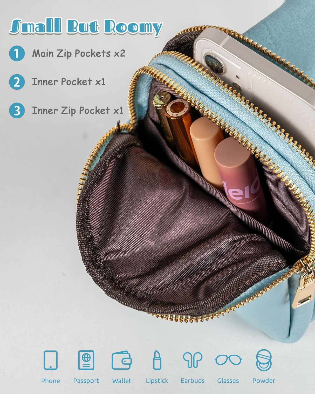 Freesya Birthday Gifts for 8-12, 13-19 Year Old Girl, Cross body Bags Fanny Pack with Letter, Gifts for Teen Girls, Christmas Stocking Stuffers for Girls, Cute Trendy Stuff for Tweens Teens