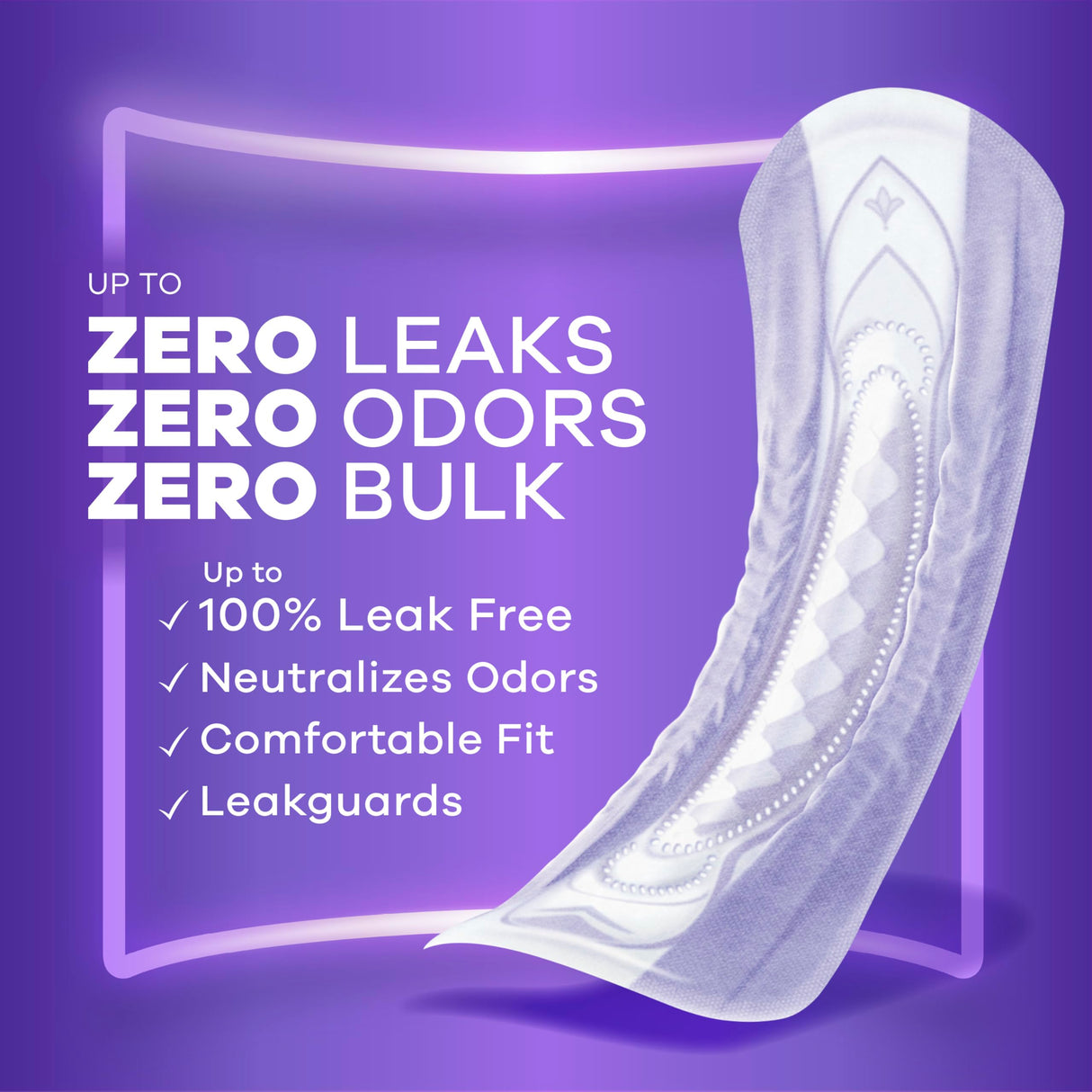 Always Discreet Adult Incontinence Pads for Women, Extra Heavy Absorbency, Long Length, Postpartum Pads, 45 Count (Packaging May Vary)