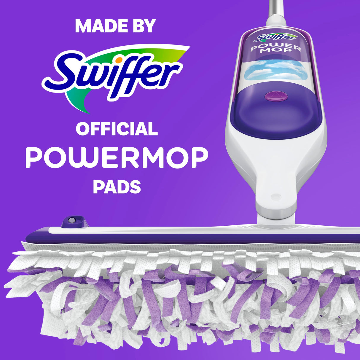 Swiffer PowerMop Multi-Surface Mopping Pad Refills, Made by Swiffer, for Floor Cleaning, 11 Count