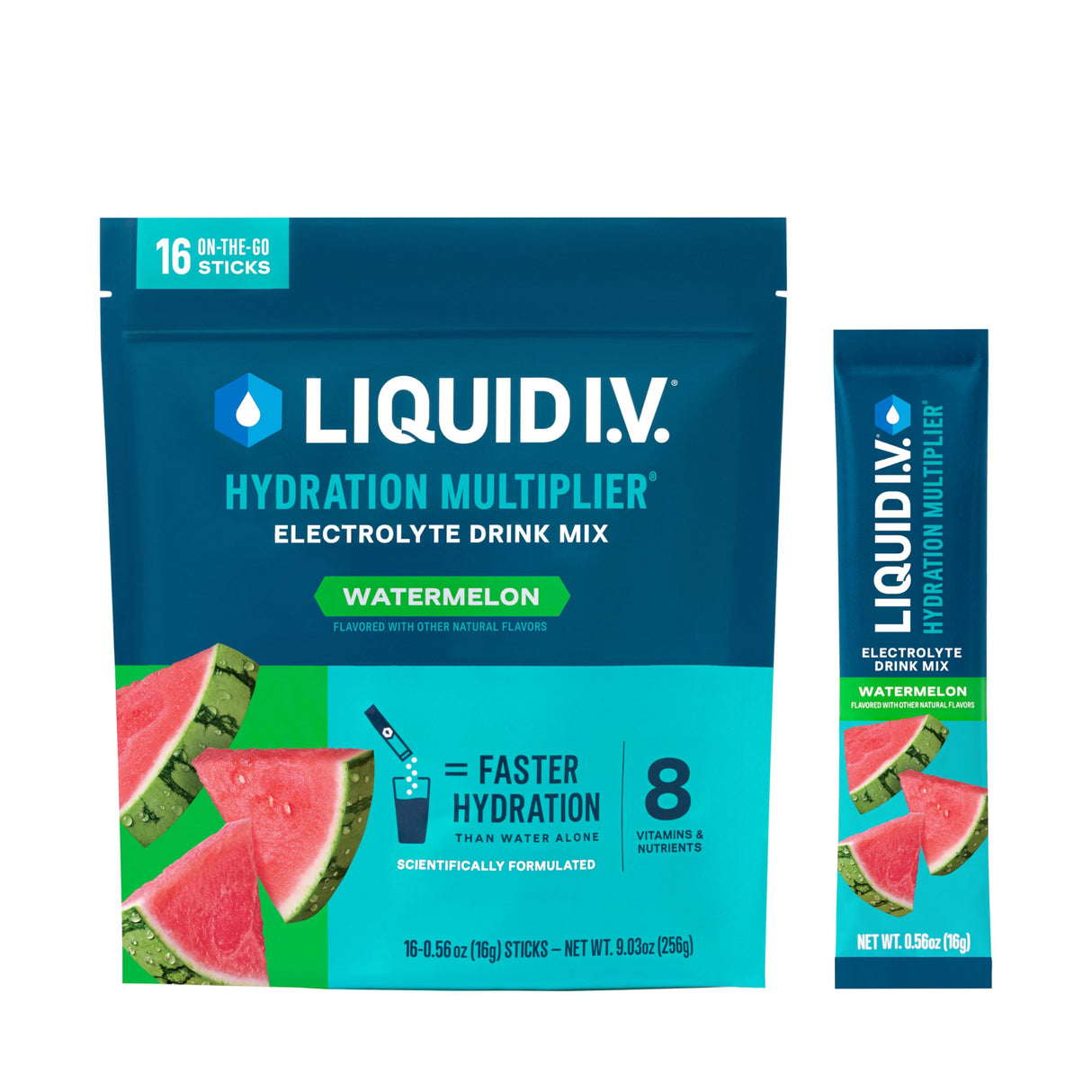 Liquid I.V.® Hydration Multiplier - Acai Berry | Electrolyte Powder Drink Mix | 1 Pack (16 Servings)