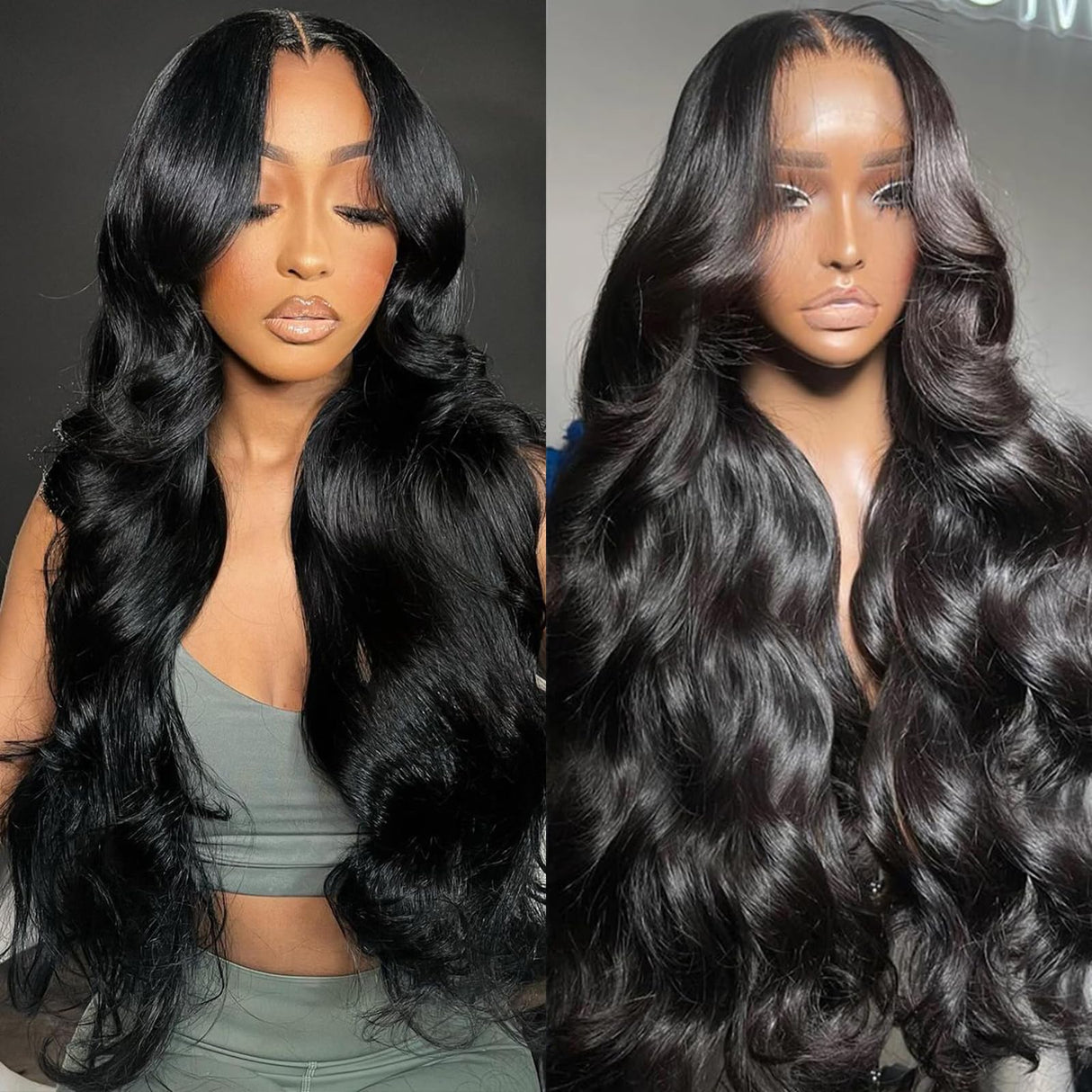 30 Inch 13x6 HD Lace Frontal Wigs Human Hair Pre Plucked Body Wave Lace Front Wigs Human Hair 180% Density Glueless Wigs Human Hair Wigs for Women