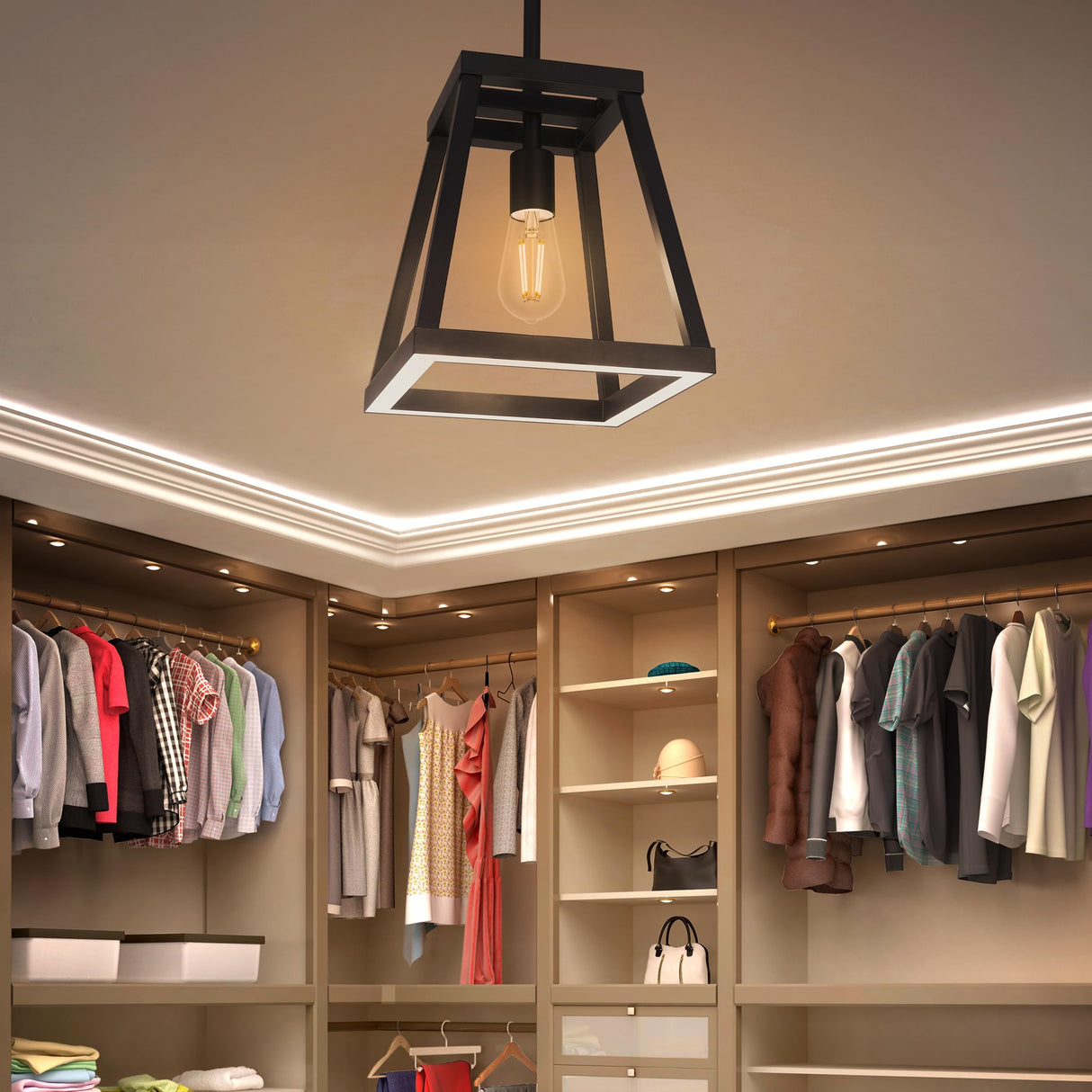 Feit Electric Vintage Exposed Filament Clear Glass LED ST19 with a Medium E26 Base Light Bulb - 60W Equivalent - 10 Year Life - 400 Lumen - 2100K Soft White - Dimmable | Original Vintage