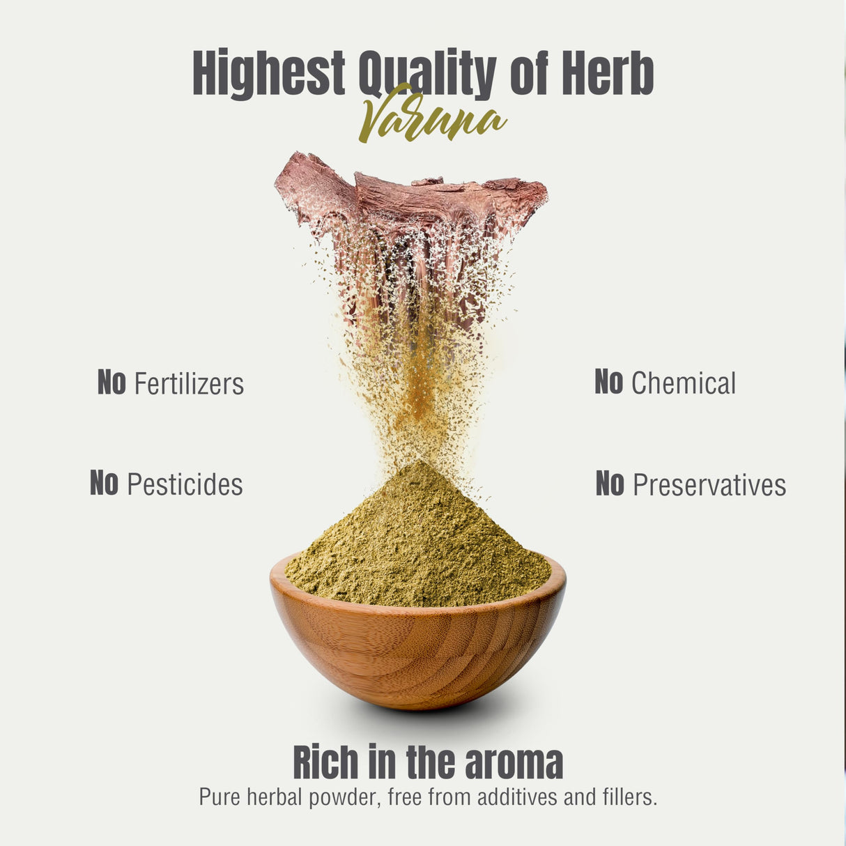 Herbsforever Organic Varuna Crataeva Nurvala Powder 230g Non-GMO, Vegan Extract for Bladder and Kidney Function Support, Promotes Natural Balance and Wellness