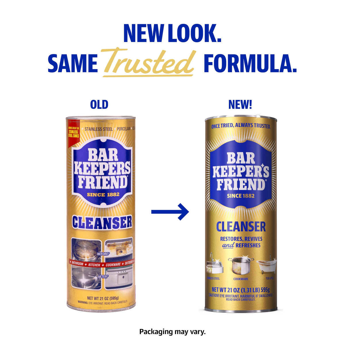 Bar Keepers Friend Powder Multipurpose Cleaner & Polisher, 12 Oz, 2 Pack