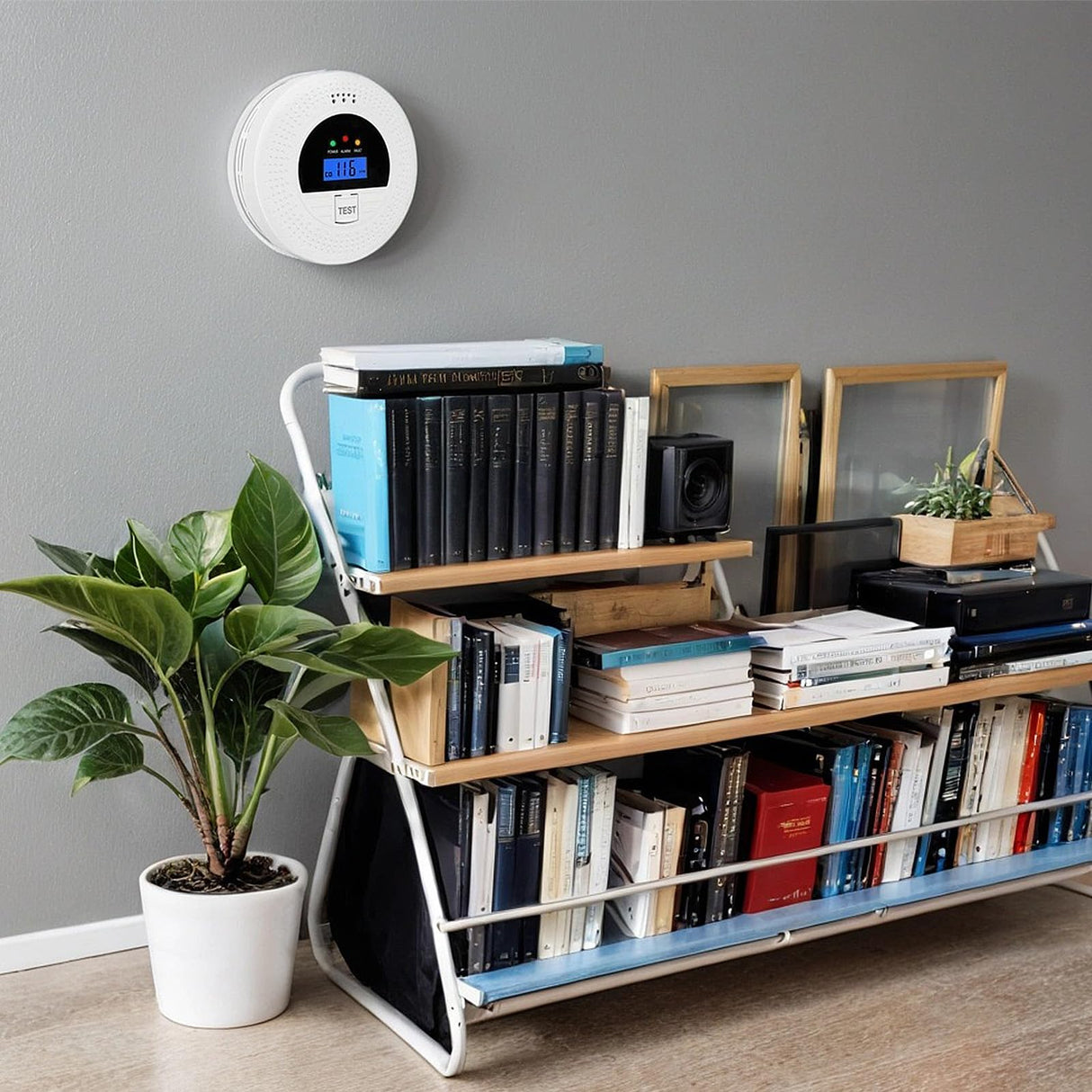 Smoke and Carbon Monoxide Detector, Fire Alarms Smoke Detectors with Battery Operated, Sound Warning