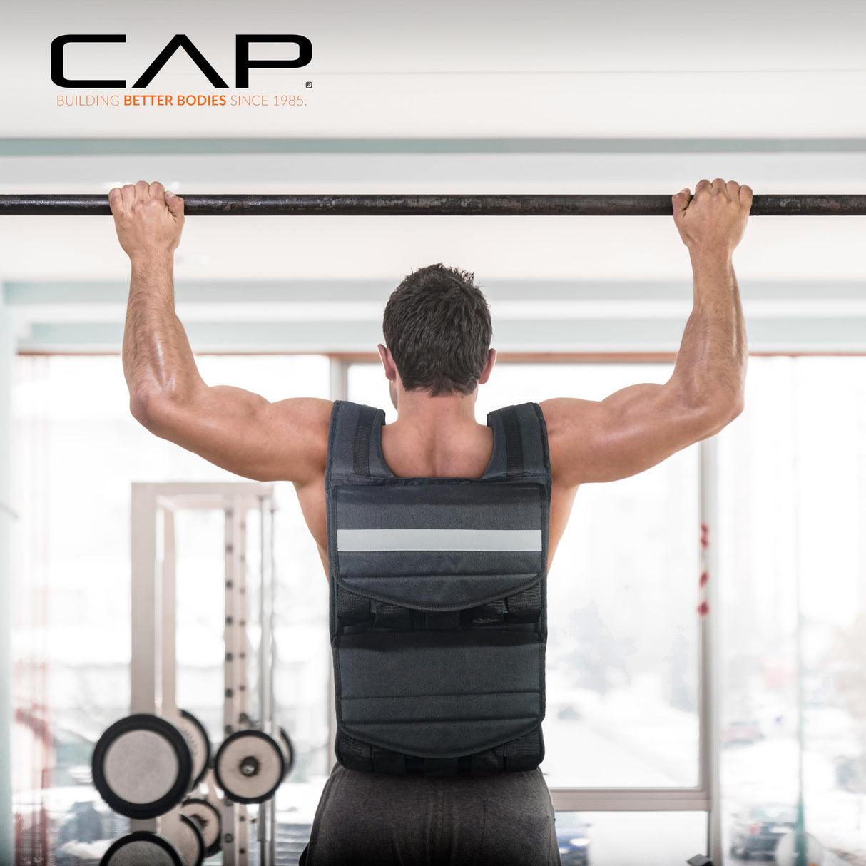 CAP Barbell Adjustable Weighted Vest, 80 lb